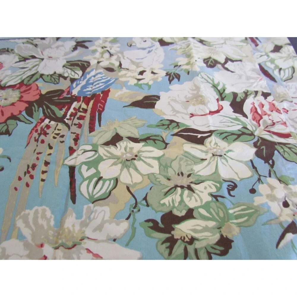 Pottery Barn Bird & Blossom Chinoiserie Standard Shams Multicolor Organic Cotton